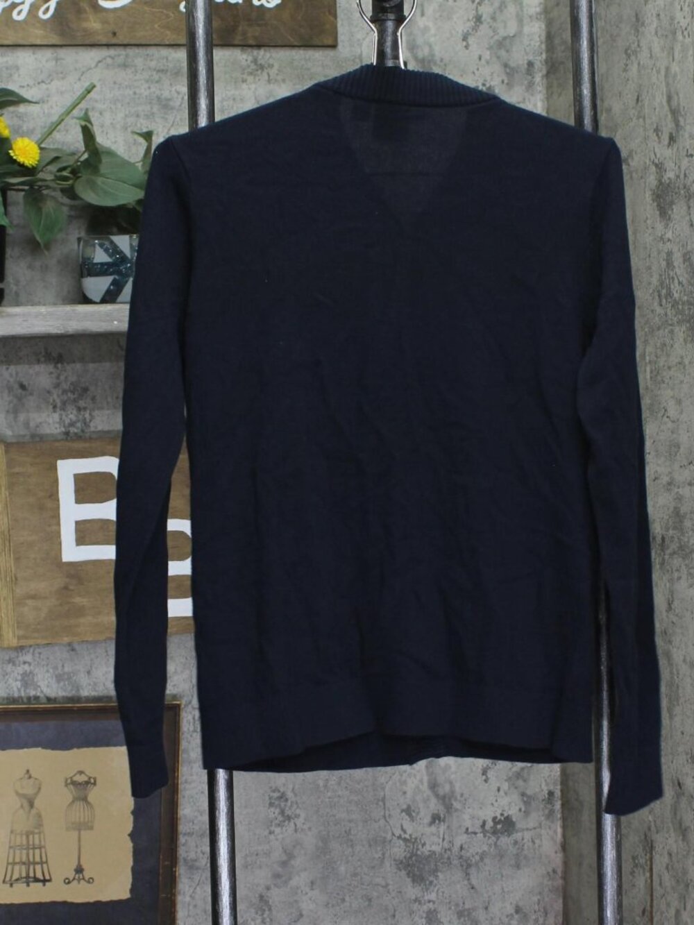 NWT Nautica Big Girls Solid Button Front Cardigan NUFIF00S-414 Navy Blue XL (16) - Picture 4 of 7